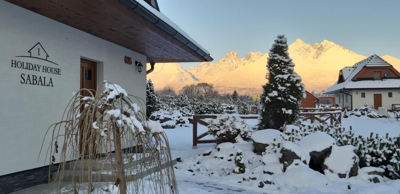 Holiday House Sabala 1 Stará Lesná 외부 사진